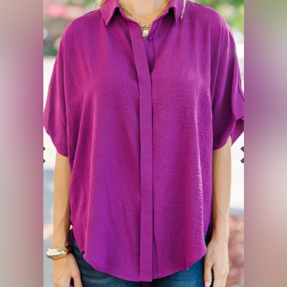 Button Down Blouse - Picture 3 of 7